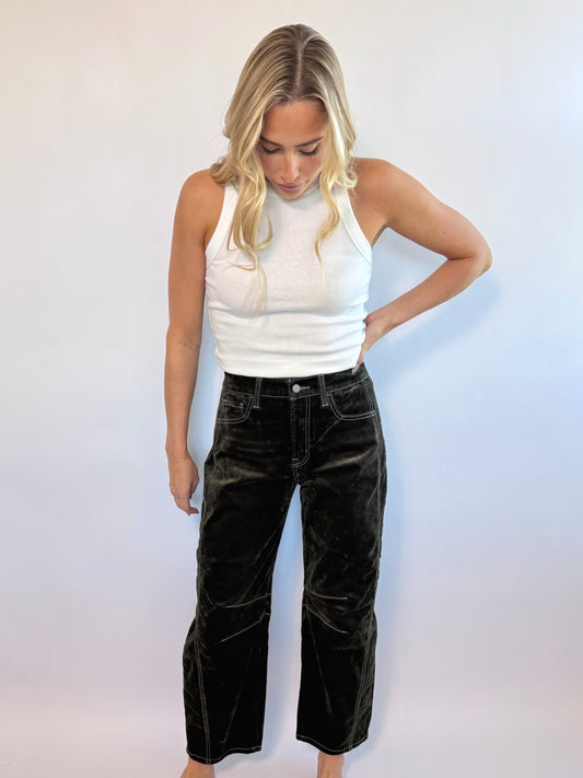 Velvet Barrel Jeans