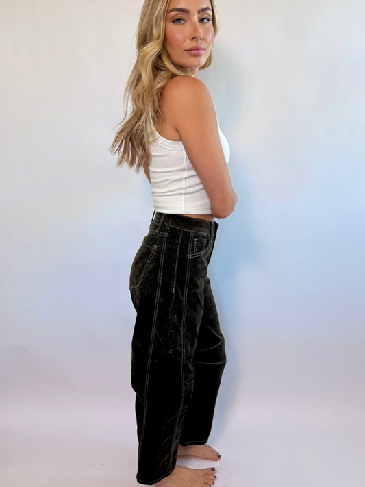 Velvet Barrel Jeans