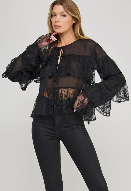 After Dark Lace Top