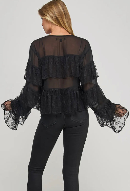 After Dark Lace Top
