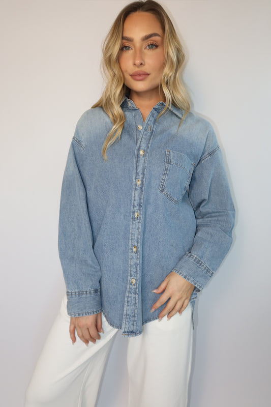 Denim Button Down