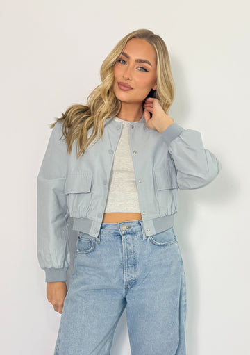 Lila Bomber Jacket